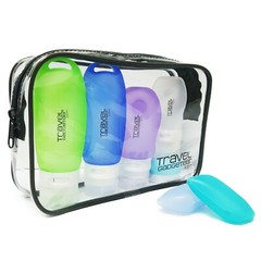 Travel Bottles – TSA Approved 3 oz Travel Containers, Leakproof Travel Tubes + T