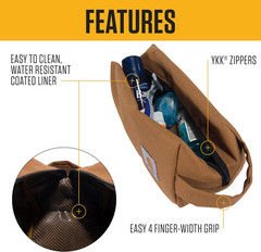 Durable Travel Kit, Organize Essentials W/The Water Resistance Toiletry Bag, Bla