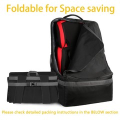 Yorepek Padded Car Seat Travel Bag Backpack For Airplane Heavy Duty Car Seat