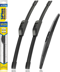 5 PLUS® Silicone Windshield Wipers Replacement for 26&Prime;+22&Prime;+16BP(HOOK)