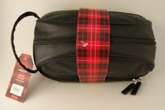 Perry Ellis Portfolio Men&rsquo;s Toiletry Travel Kit Black Nylon New with Tags