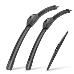 26&Prime; 24&Prime; Wiper Blades & 14&Prime; Rear Replacement Set for Honda Pilot 20162022