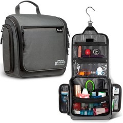 Travel Toiletry Bag Men & Women 10.6”x10.6”x3.2” Large Hanging Toiletry Durable