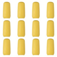 12 Pcs Silicone Bottle Covers for Travel Essentials, Yellow