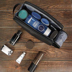 Travel Toiletry Bag for Men, Water-Resistant Medium Dopp Kit, Organizer for