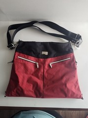 Eagle Creek Red Black Nylon Travel Bag Shoulder Crossbody NWOT