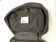 Eddie Bauer Black Hanging Travel/Toiletry Bag Mirror Mesh/Waterproof Pockets
