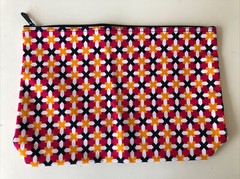 Thirty-one Zipper Pouch Tropical Twist, Makeup, Cosmetic Travel, Art Organizer
