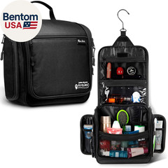 Travel Toiletry Bag for Men and Women – (10.6”X10.6”X3.2”) Large Hanging Toiletr