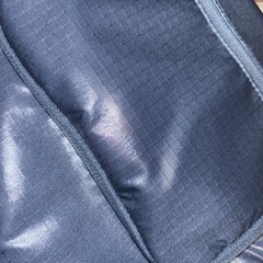 New baggallini Hanging Toiletry Kit Blue Mist Gloss Ripstop Multi Pocket $50