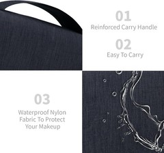 Large Waterproof Travel Toiletry Bag with Hanging Hook – Unisex Organizer