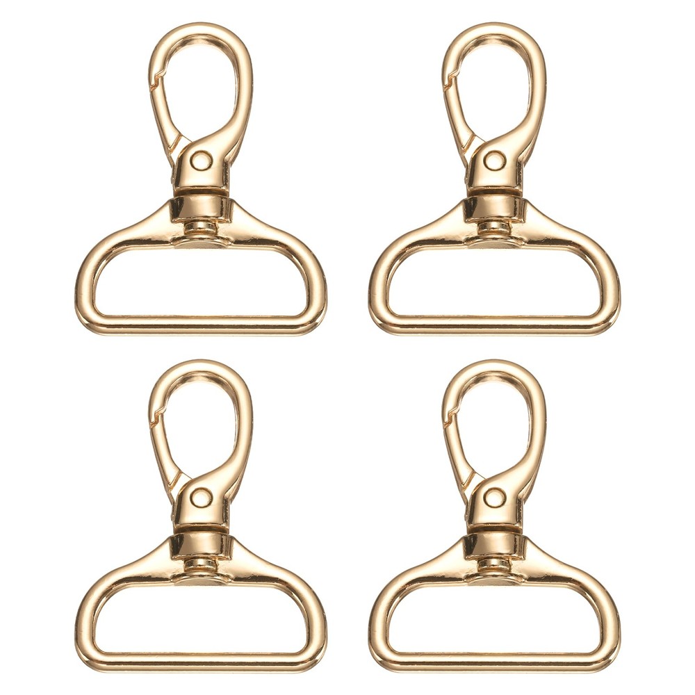 Screw Hook (1-1/4&Prime;, Gold) 4pcs for Keychains