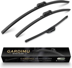 Front and Rear Windshield Wiper Blades, 3 Pcs Front 2017-2015 For Jaguar F-PACE