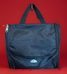 Samsonite Black Gray Toiletry Bag Travel Kit with Three Laundry & Shoe Bags