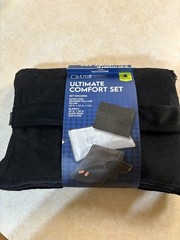 Lewis N. Clark Be Well 4 Piece Ultimate Comfort Set Travel Blanket Mask Pillow