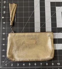 Moscardini Firenze Italy Genuine Leather wristlet clutch metallic small gift
