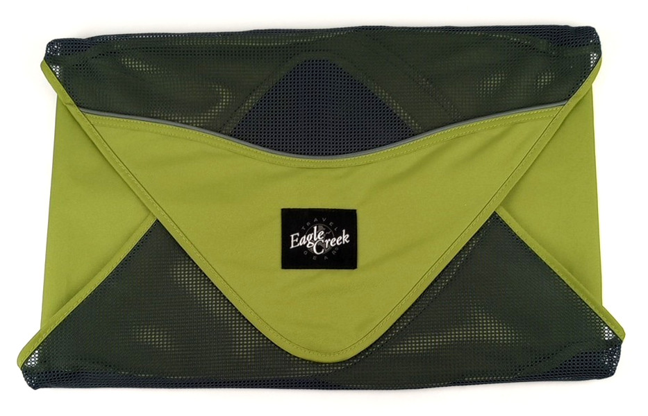 Eagle Creek Travel Pack-It System Green Garment Folder 17” X 12” Mesh Canvas