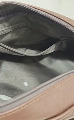 Penguin Mens Shaving Toiletry Bag Travel Kit Brown