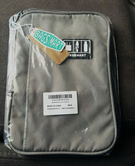 BAGSMART Electronic Organizer Gray Travel Cable Storage Case Zipper Pouch
