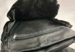 Crossbody Leather Bag Unisex Travel Black Organizational 10” x 8” Buxton