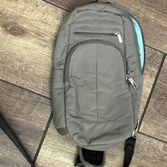 Travelon Gray Sling Crossbody Bag RFID Shielded Pocket MPN 02573203