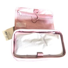 Set of 2 Brightroom Hanging Travel Organizer and Jewelry Bag Pink New