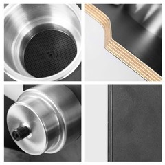 RV Cup Stainless Holder Accessories for Mercedes-Benz Camper Van silver