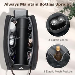 Toiletry Bag for Men Hanging Travel Toiletry Bag, Extra Electronic Medium Grey