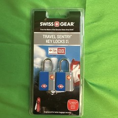 Swissgear Travel Sentry Key Locks , 2Pk, TSA Accepted Secure Your Luggage & Bag