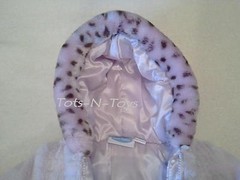NEW Baby Girl 18 Month Lavender/Purple Leopard Cheetah Animal Print Jacket Coat