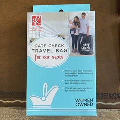 JL Childress Gate Check Bag for Car Seats Car Seat Protector Cover – BLACK – NEW