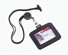 Lewis N Clark RFID Blocking ID Holder Black 1241