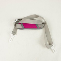 Travel Organizer Case for Headphones & Electronics Pink Yellow Zipper