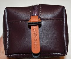 Cole Haan Brown Travel Case ~ Toiletries, Shaving ~ American Airlines ~ NEW