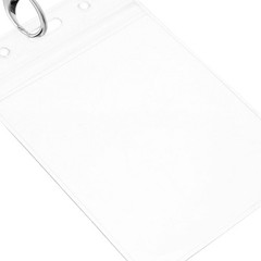 6Pcs Reusable Metal Id Holder Name Badge Holder for Office School Use
