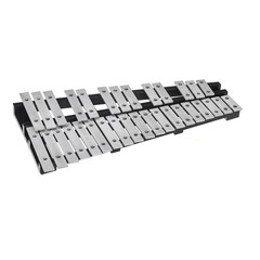 30 Note Glockenspiel Xylophone Bell Kit, Percussion Instrument with Mallets, Dr