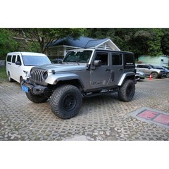 20578 Aluminium Alloy Running Boards Side Steps Fit Jeep Wrangler JK 4 Doors