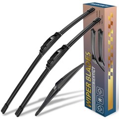 3Pcs Windshield Wiper Blades for Mini Cooper 2006 2007 2008 2009 2010 2011, O…
