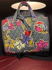 Vera Bradley Hanging Toiletry Bag Floral Travel Cosmetic Organizer
