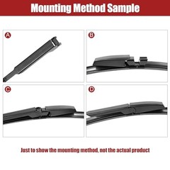 17inch Silicone Front Window Windshield Wiper 17 inch Side Pin 5x17mm / 5x22mm