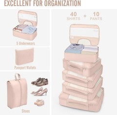 10 Set Packing Cubes for Cruise Ship Essentials,Beach Vacation Travel Accesso…