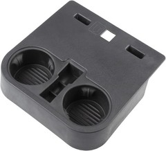 RLB-HILON Front Console Cup Holder Compatible with Ford F150 2015-2020 Black