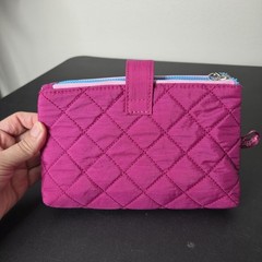 Baggallini Magenta W/Blue Zipper TSA Friendly Toiletry Travel Case