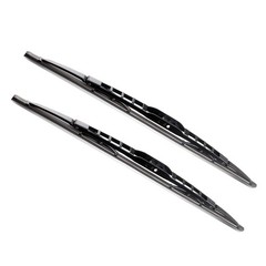 19&Prime; Premium AllSeason Metal Frame Windshield Wiper Blades Set of 2