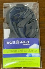 NEW! Travel Smart by Conair – Eyeshade and Ear Plug Set