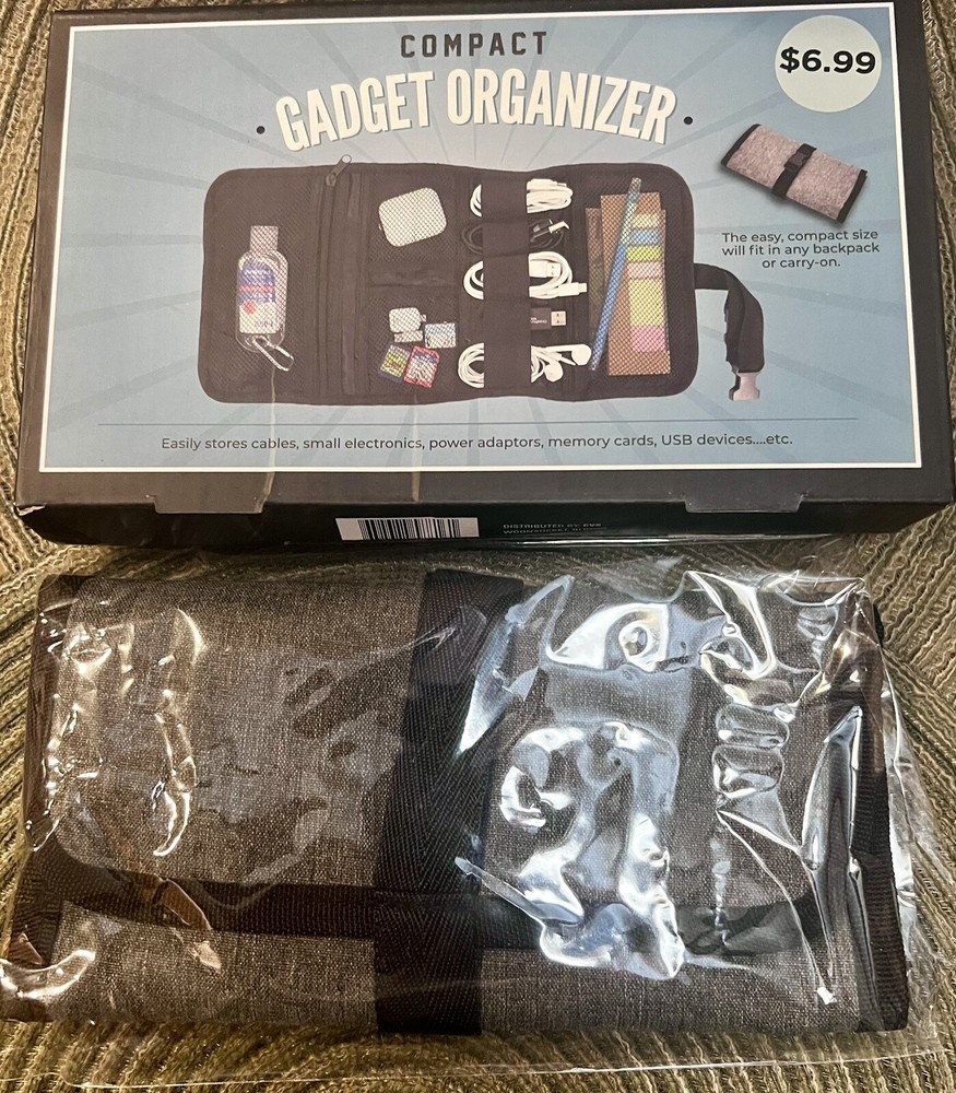 COMPACT GAGET ORGANIZER Travel Purse Car NEW