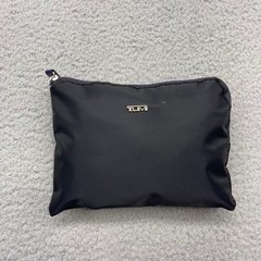 Tumi Delta Airlines Unisex Black Purple Amenity Pouch Travel Bag Toiletry Case