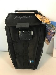 FlexSafe Portable Aqua Vault Anti Theft Lock Travel Safe for Valuables Black New