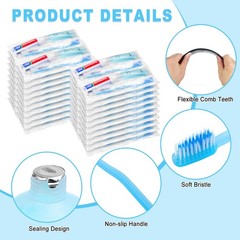 30 Travel Hygiene Kit | Disposable Toiletry Set for Camping, Travel & Care Packa