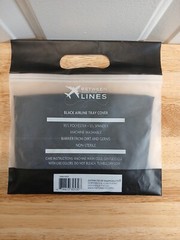 Between the Lines Airplane Tray Covers Reusable & Washable Set of 3 FREE SHIP